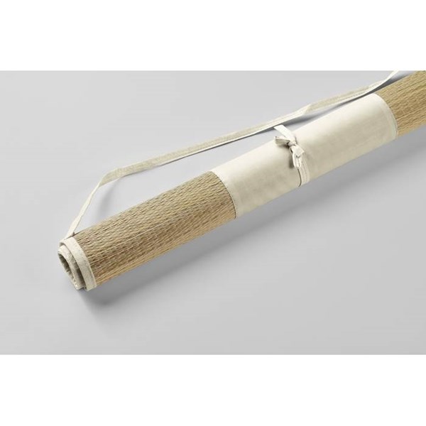 Obrázky: Přírodní slaměná plážová rohož, béžová, Obrázek 3