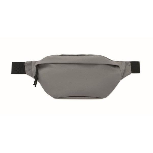 Obrázky: Ledvinka z 600D RPET, šedá, Obrázek 2