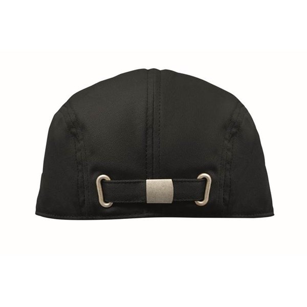 Obrázky: Bavlněná bekovka s kovovou přezkou, černá, Obrázek 4