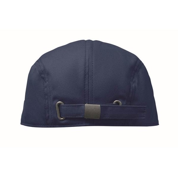 Obrázky: Bavlněná bekovka s kovovou přezkou, modrá, Obrázek 3