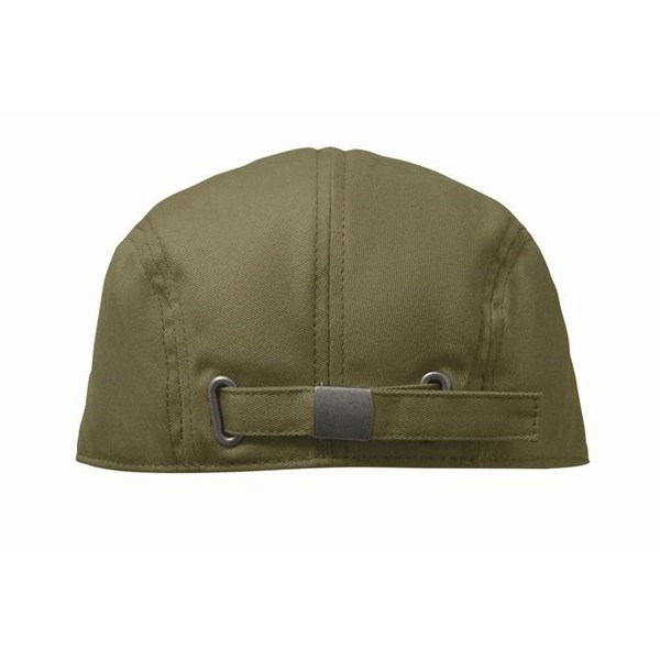 Obrázky: Bavlněná bekovka s kovovou přezkou, zelená, Obrázek 3