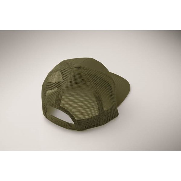 Obrázky: 7panel. kšiltovka, plochý kšilt, zelená, Obrázek 6