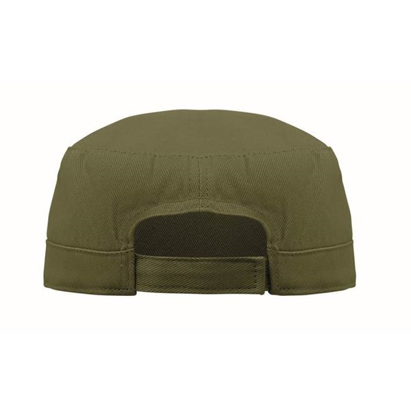 Obrázky: Vojenská bavlněná čepice, zelená, Obrázek 5