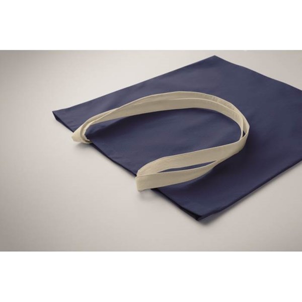 Obrázky: Bavlněná nákup. taška 140g, tm. modrá, Obrázek 3