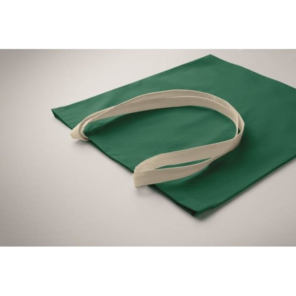 Obrázky: Bavlněná nákup. taška 140g, tm. zelená, Obrázek 3