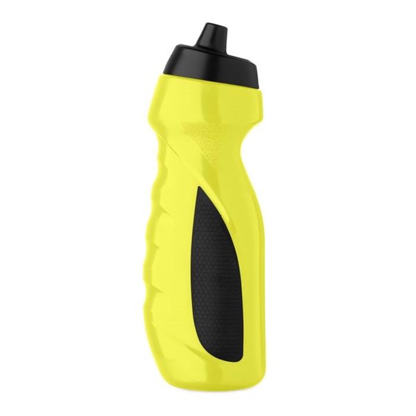 Obrázky: Sportovní PE láhev s úchopem 700ml, neon. žlutá, Obrázek 4