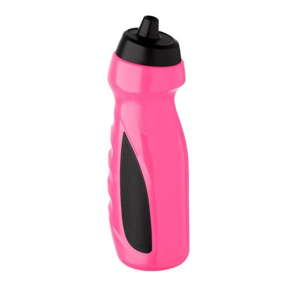 Obrázky: Sportovní PE láhev s úchopem 700ml, neon. fuchsia