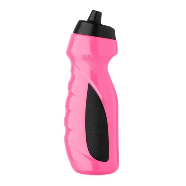Obrázky: Sportovní PE láhev s úchopem 700ml, neon. fuchsia, Obrázek 4