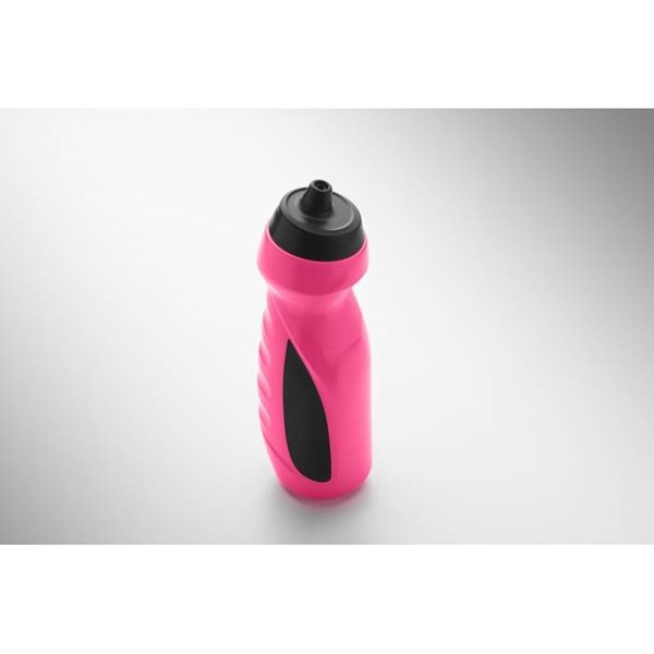 Obrázky: Sportovní PE láhev s úchopem 700ml, neon. fuchsia, Obrázek 6