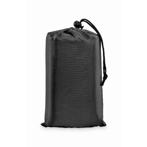 Obrázky: Lehká velká pláž. deka-4 skoby k uchyc., černá, Obrázek 3