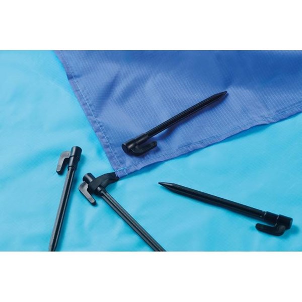 Obrázky: Lehká velká pláž. deka-4 skoby k uchyc., tyrkysová, Obrázek 10