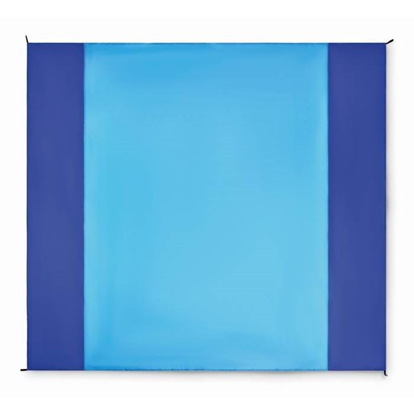 Obrázky: Lehká velká pláž. deka-4 skoby k uchyc., tyrkysová, Obrázek 11