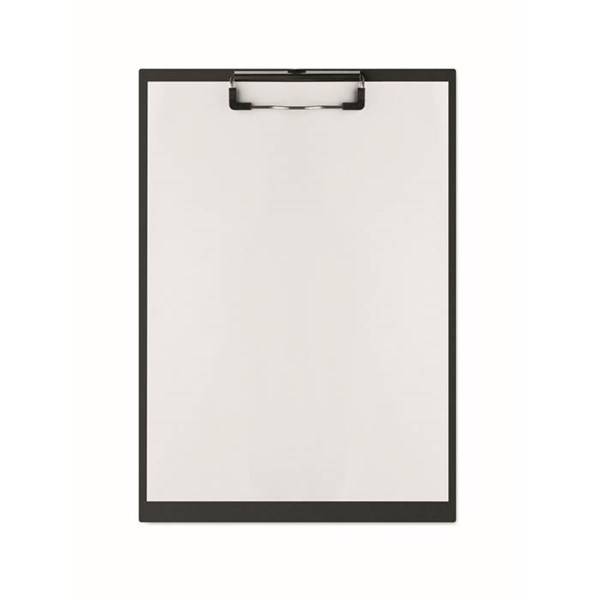 Obrázky: Kartonová psací podložka A4 s klipem, černá, Obrázek 3