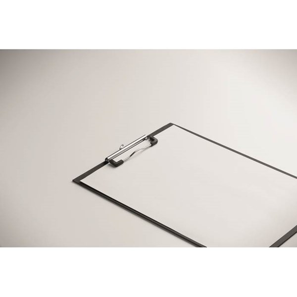 Obrázky: Kartonová psací podložka A4 s klipem, černá, Obrázek 5