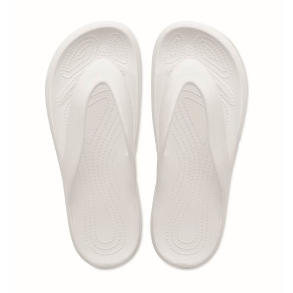 Obrázky: Pantofle/žabky, materiál EVA-velikost 36/37, bílá, Obrázek 2