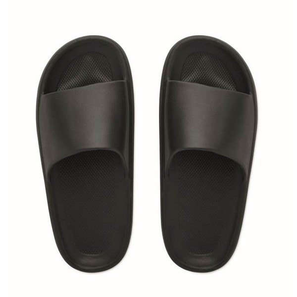 Obrázky: Unisex pantofle, EVA mater., velikost 40-41, černá, Obrázek 2