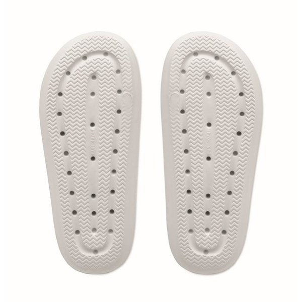 Obrázky: Unisex pantofle, EVA mater., velikost 40-41, bílá, Obrázek 3
