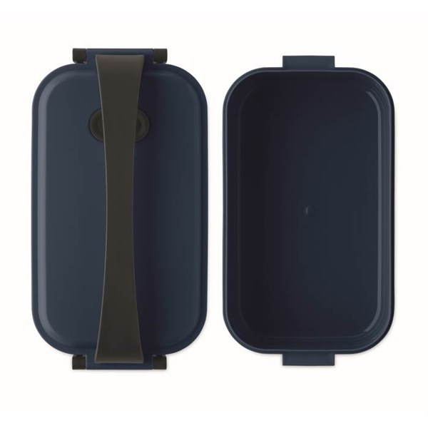 Obrázky: Tmavě modrá obědová krabička z PP, 800 ml, Obrázek 5