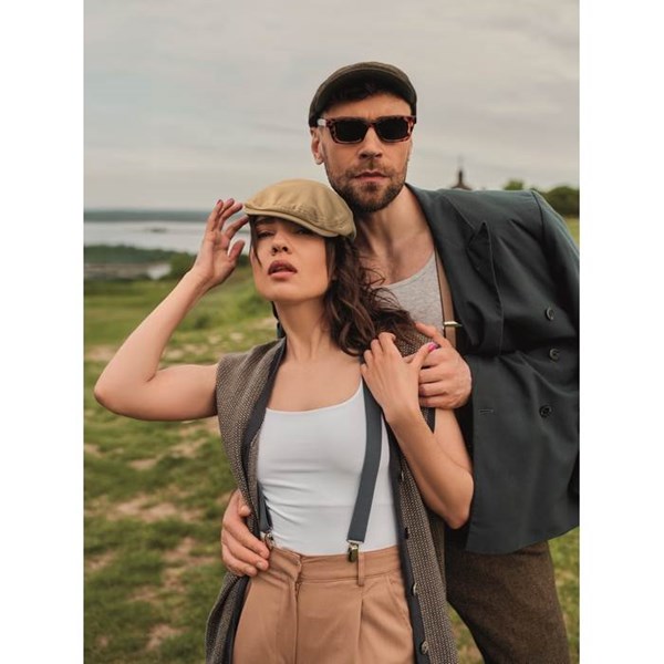 Obrázky: Bekovka v barvě melange z polyesteru 335g, khaki, Obrázek 5