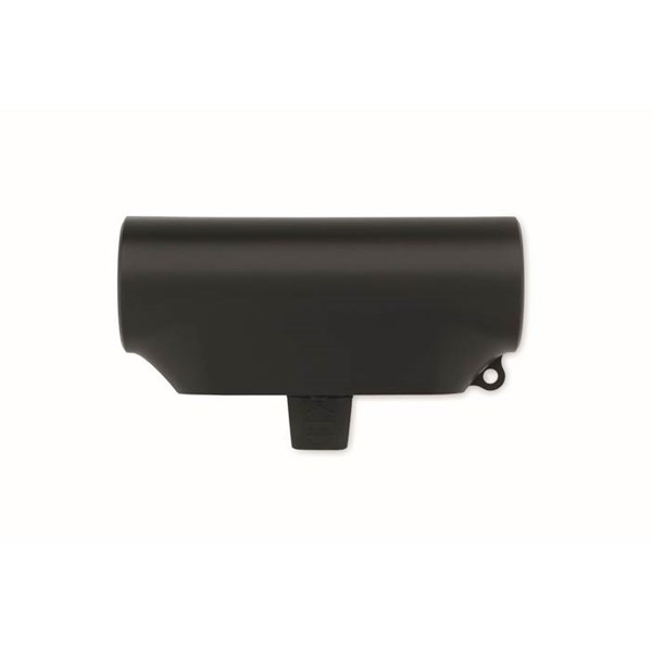 Obrázky: Černá ABS powerbanka 5000mAh s funkcí stojánku, Obrázek 4