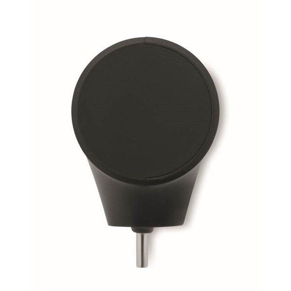 Obrázky: Černá ABS powerbanka 5000mAh s funkcí stojánku, Obrázek 9