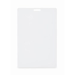 Obrázky: Bílá visačka na šňůrku 8 x 12 cm