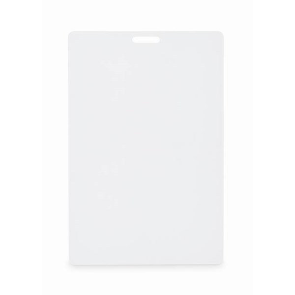 Obrázky: Bílá visačka na šňůrku 8 x 12 cm