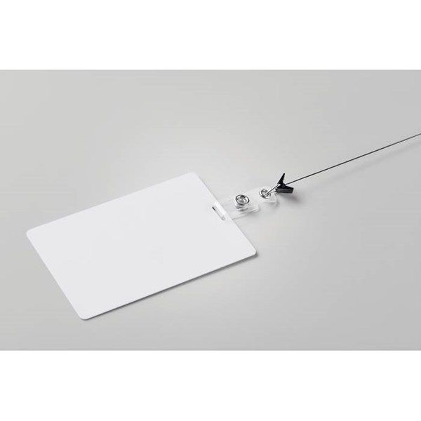 Obrázky: Bílá visačka na šňůrku 8 x 12 cm, Obrázek 4