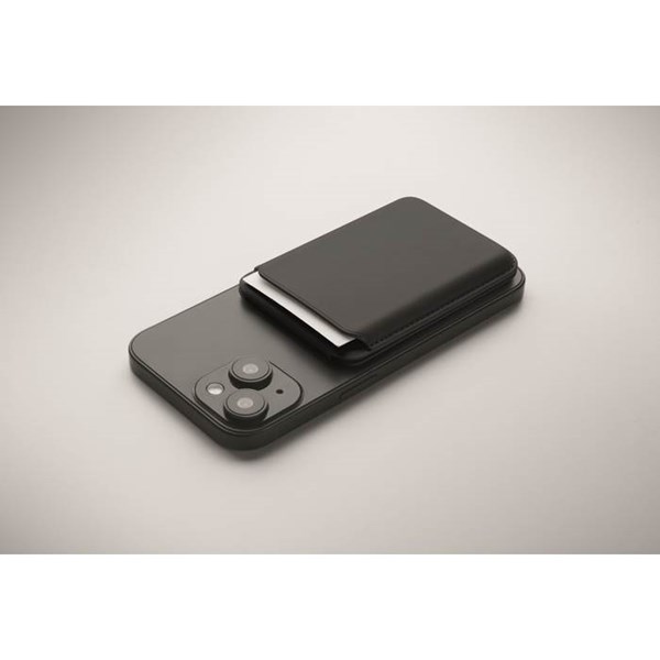 Obrázky: Černé magnetické pouzdro na karty se stojánkem, Obrázek 4