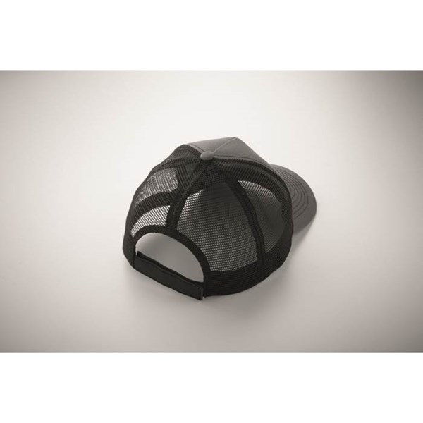 Obrázky: Kšiltovka trucker s 5 panely, tmavě šedá, Obrázek 5