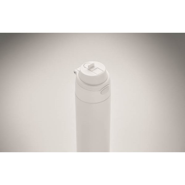 Obrázky: Jednostěnná nerez. láhev 650ml, bílá, Obrázek 6