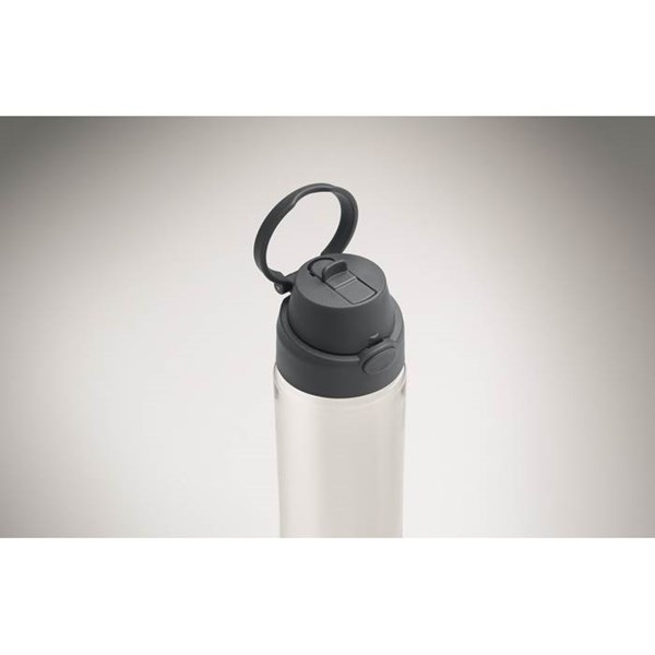 Obrázky: Láhev RPET 700 ml s brčkem a víčkem, petrolejová, Obrázek 9