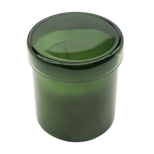 Obrázky: Vonná svíčka ve skle, tmavě zelená, Obrázek 3