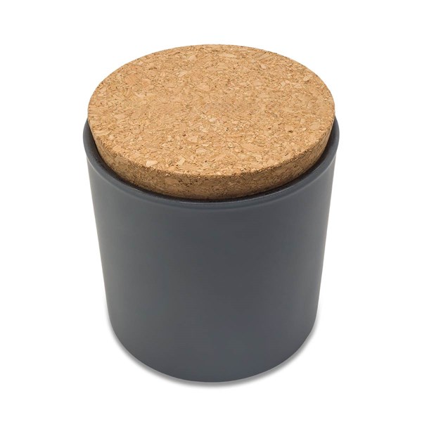 Obrázky: Vonná svíčka ve skle, šedá, Obrázek 2