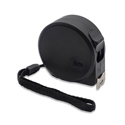 Obrázky: Svinovací plastový 5metr, poutko a klip na opasek