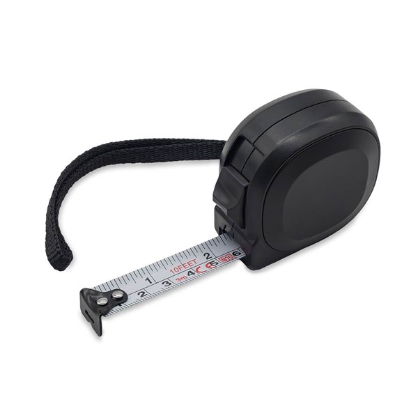 Obrázky: MATRIX svinovací metr 3 m, černá, Obrázek 2