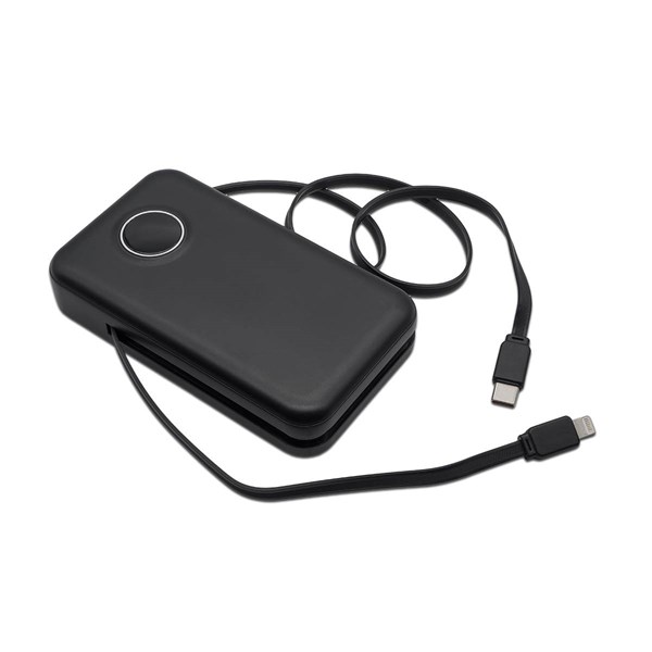 Obrázky: Powerbanka 10 000 mAh s rychlonabíjením, černá, Obrázek 4