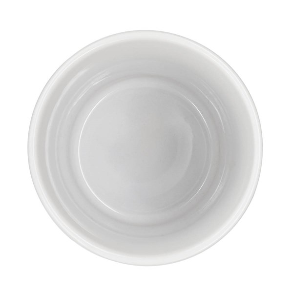 Obrázky: Keram. hrnek 370ml, povrch a víčko silikon,bílá, Obrázek 3