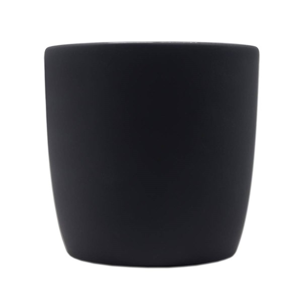 Obrázky: Keram. hrnek 345ml pro laser barev. loga, černá, Obrázek 3