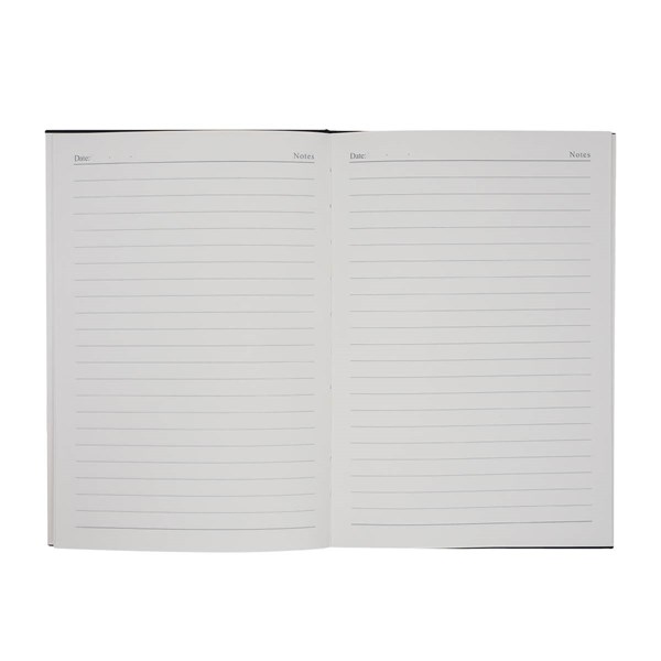 Obrázky: Linkovaný pozn. blok 200 stran v krabičce, černá, Obrázek 6