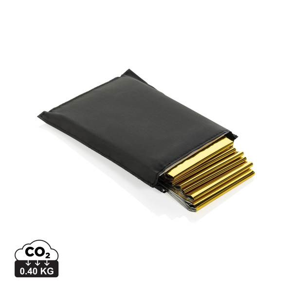 Obrázky: Záchranná izolační deka v sáčku z recykl. RPET, Obrázek 7