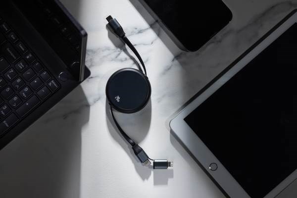 Obrázky: Recyklovaný hliníkový zatahovací 2v1 kabel 240W, Obrázek 7