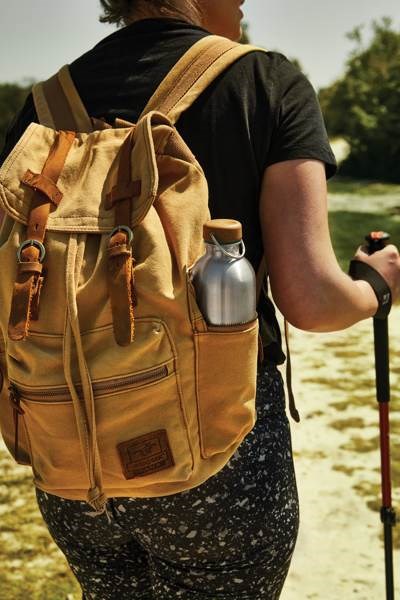 Obrázky: Ocelová láhev na vodu 600ml Black+Blum, ol. zelená, Obrázek 6