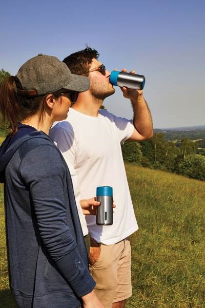 Obrázky: Nerezový termo hrnek 340ml Black+Blum, tyrkysová, Obrázek 9