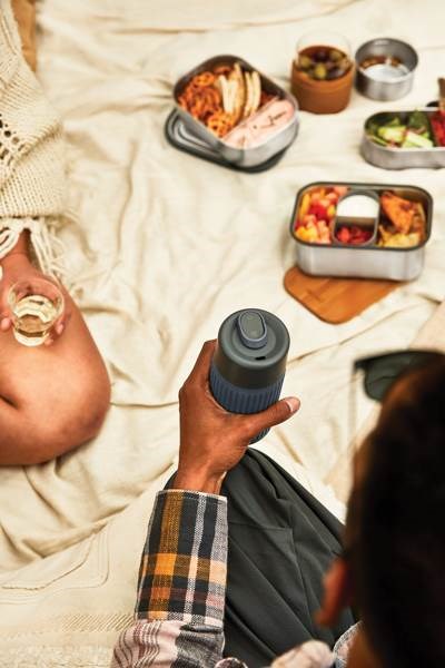 Obrázky: Cestovní skleněný hrnek 340 ml Black+Blum, šedá, Obrázek 11