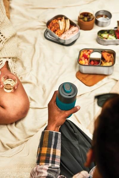 Obrázky: Cestovní skleněný hrnek 340 ml Black+Blum, tyrkysová, Obrázek 11