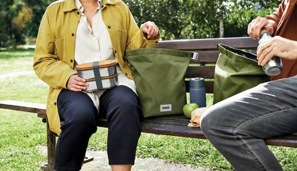 Obrázky: Izolovaná taška na oběd 6,7l Black+Blum, zelená, Obrázek 15