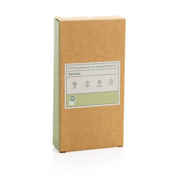 Obrázky: Stolní dobíjecí větráček z recyklovaného RCS, černá, Obrázek 10