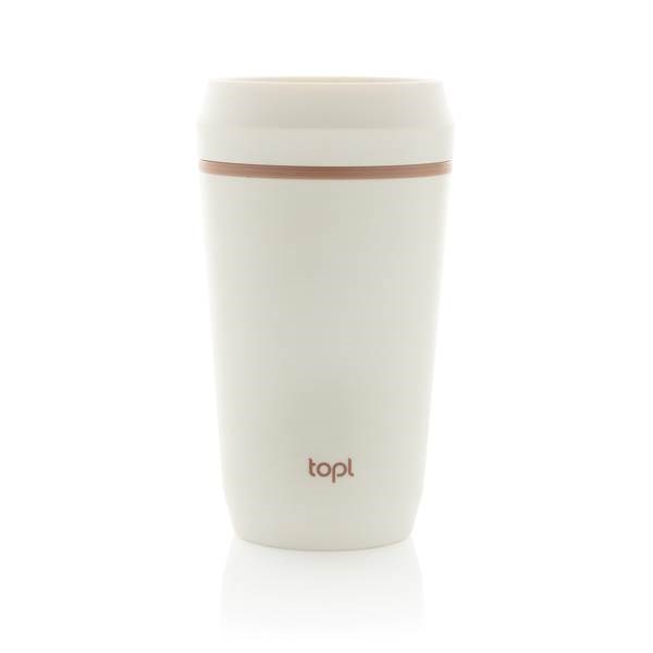 Obrázky: Hrnek Topl To Go 354 ml z recykl. plastu, bílá