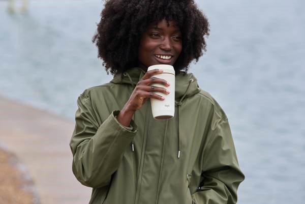 Obrázky: Hrnek Topl To Go 354 ml z recykl. plastu, bílá, Obrázek 7